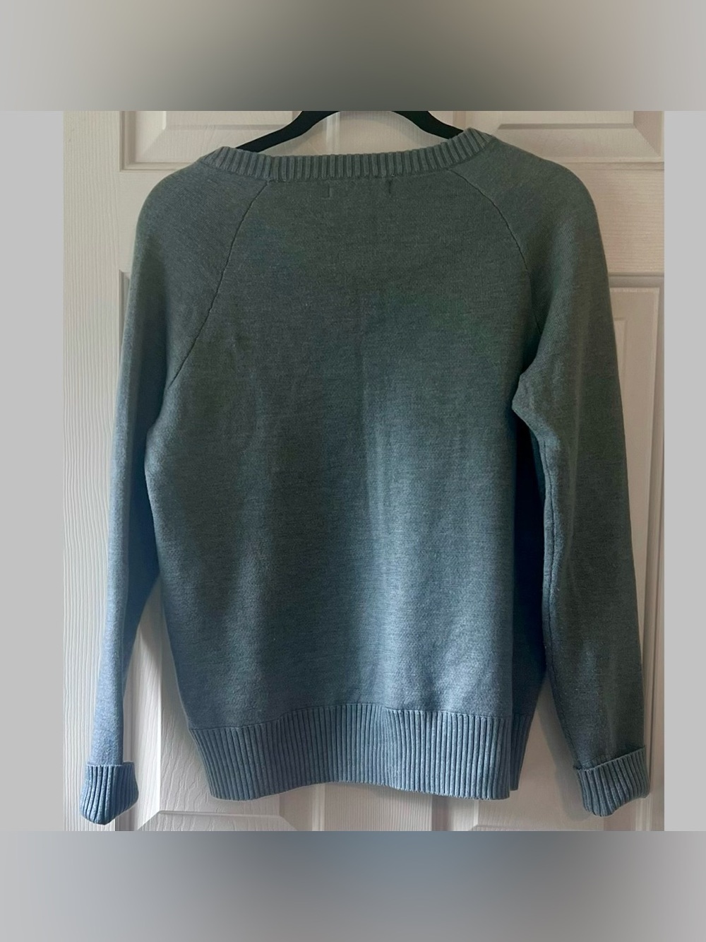 Witty Fox Women's Crewneck Sweater in Dusty Seafoam - Picture 2 of 7